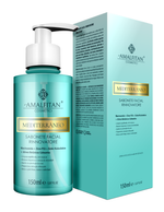 Frasco e caixa do Sabonete Facial Rinnovatore Amalfitan Cosmetici de 150ml, indicado para limpeza equilibrada, prevenção da acne e controlo da oleosidade.